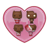 DC Comics: Valentines 2024 - Pocket Pop! Vinyl Heart Box 4-Pack