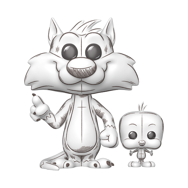 *Pre-order* Looney Tunes: Sketched - Sylvester & Tweety Pop! Vinyl (ETA March)