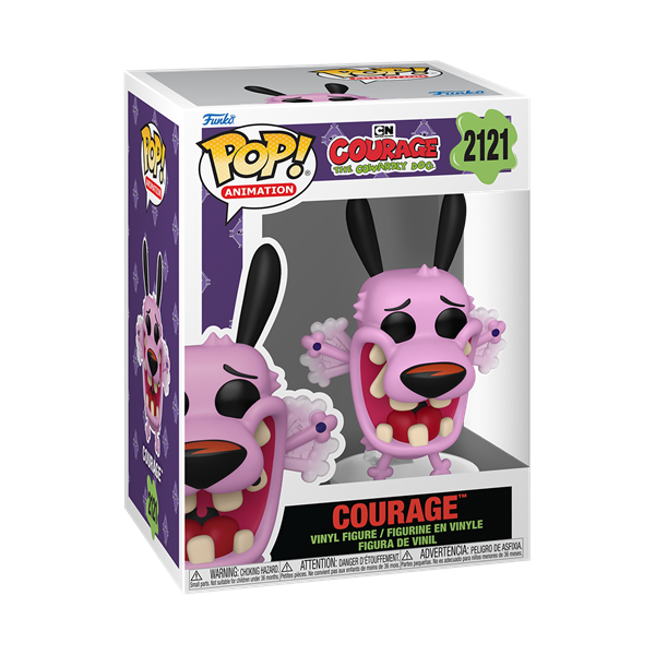 *Pre-order* Courage the Cowardly Dog - Courage Pop! Vinyl (ETA September)