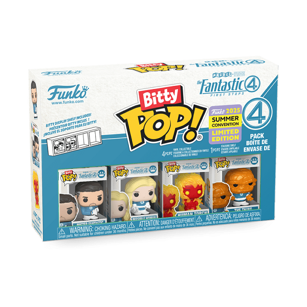 *Pre-order* Fantastic Four (2025) – Bitty SDCC 2025 Exclusive Pop! 4-Pack (30th July)