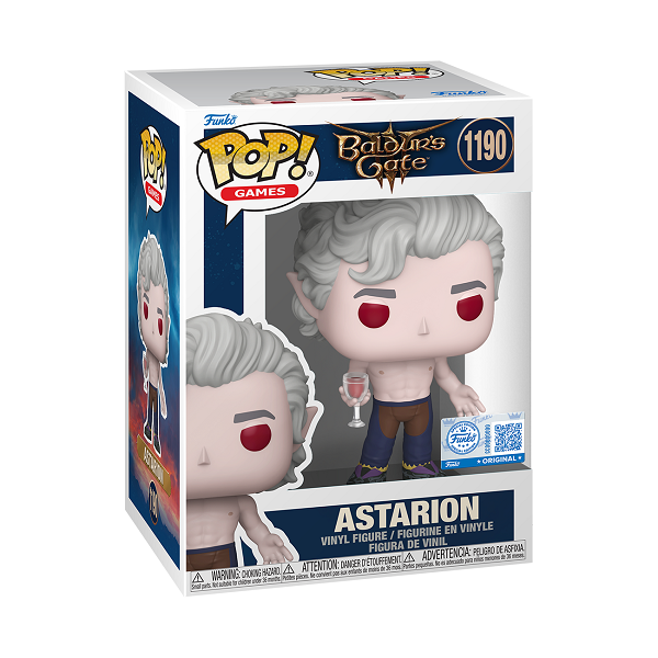 *Pre-order* Baldur's Gate 3 - Astarion (Shirtless) Pop! Vinyl (ETA February)