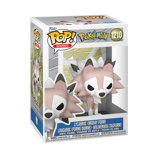 *Pre-order* Pokemon - Lycanroc (Midday Form) Pop! Vinyl (ETA July)