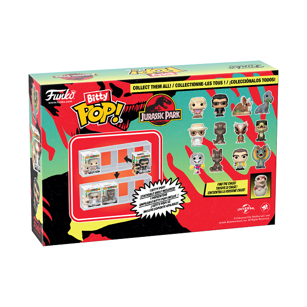 *Pre-order* Jurassic Park - Mr DNA Bitty Pop! 4PK (ETA May)
