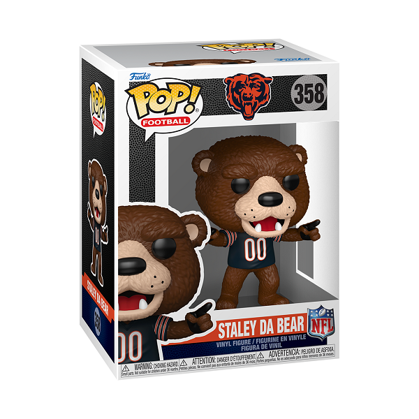 *Pre-order* NFL: Mascots - Chicago Bears Staley Pop! Vinyl (ETA August)
