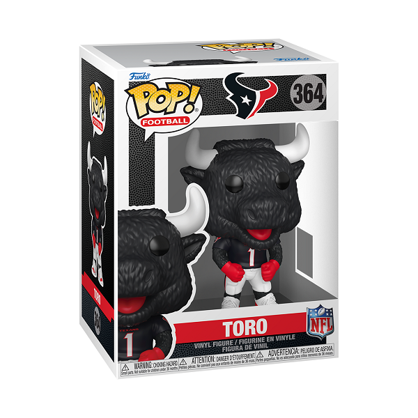 *Pre-order* NFL: Mascots - Houston Texans Toro Poe Pop! Vinyl (ETA August)