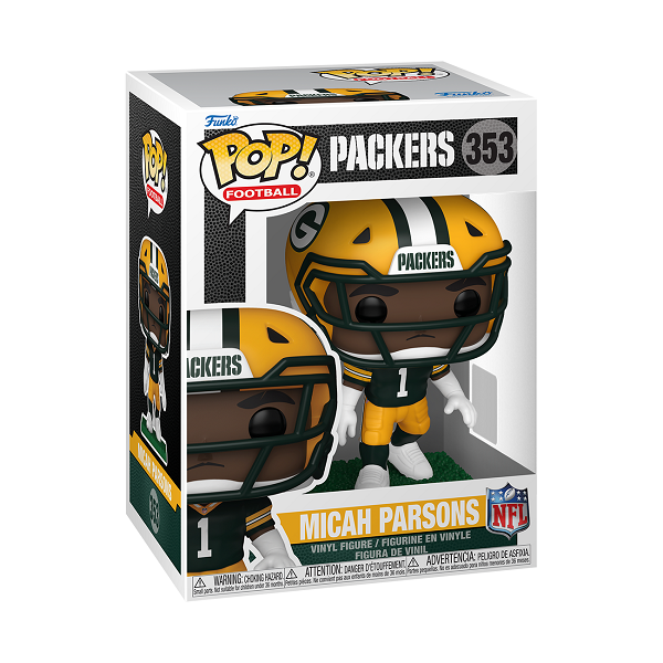 *Pre-order* NFL: Packers - Micah Parsons Pop! Vinyl (ETA August)