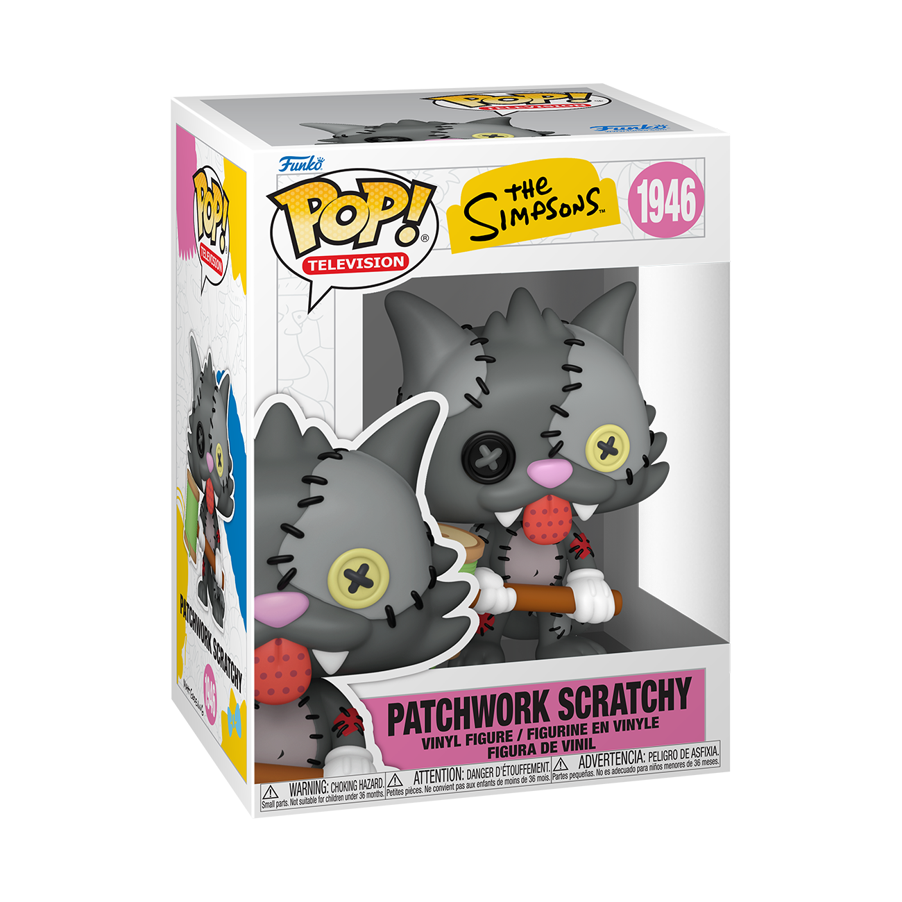 *Pre-order* Simpsons - Scratchy Patchwork Pop! Vinyl (ETA September)