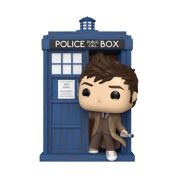 *Pre-order* Doctor Who - Tenth Doctor w/TARDIS Pop! Ride (ETA September)