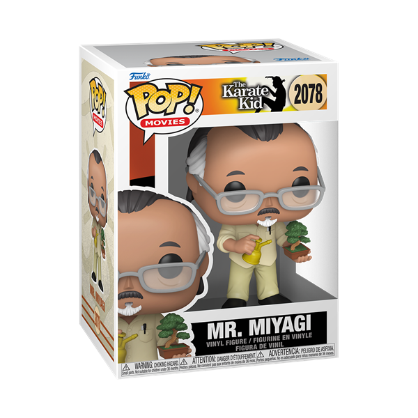 *Pre-order* Karate Kid - Mr Miyagi w/Bonsai Pop! Vinyl (ETA September)