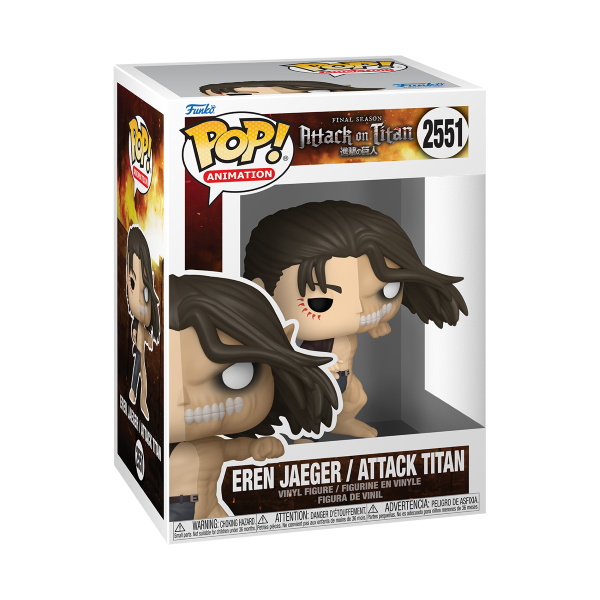 *Pre-order* Attack on Titan - Attack Titan/Eren Split Pop! Vinyl (ETA October)