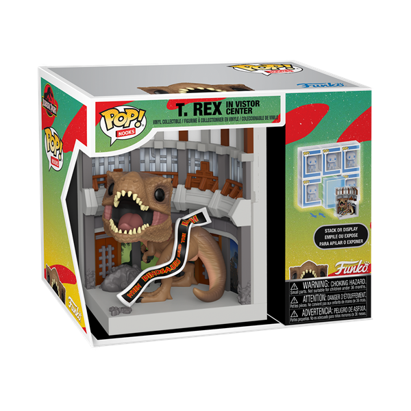 *Pre-order* Jurassic Park - T-Rex in Visitor's Center Pop! Nook (ETA September)