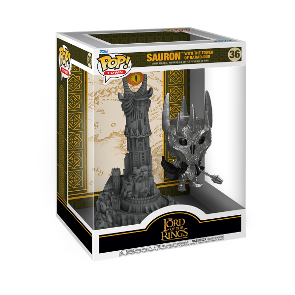 *Pre-order* Lord Of The Rings - Sauron w/Barad-Dur (Glow) Pop! Town (ETA November)