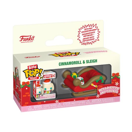*Pre-order* Hello Kitty - Cinnamoroll w/Sleigh Bitty Pop! Ride (ETA July)