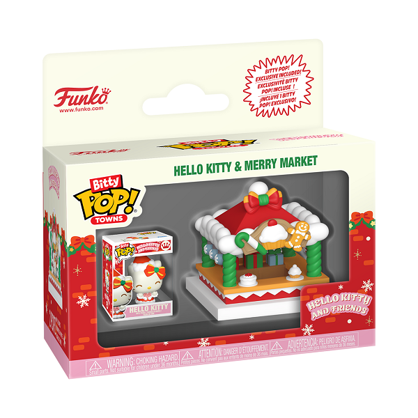 *Pre-order* Hello Kitty - Hello Kitty w/Merry Market Bitty Pop! Town (ETA July)
