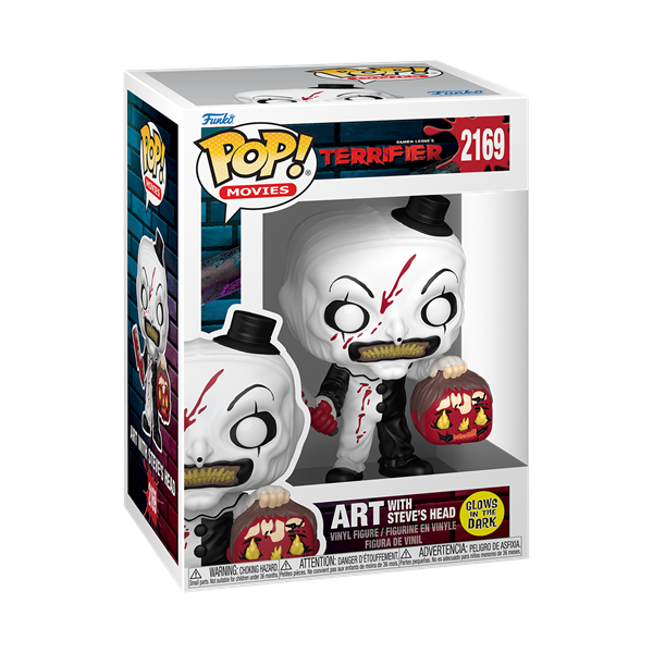 *Pre-order* Terrifier - Art w/Head Glow Pop! Vinyl (ETA October)