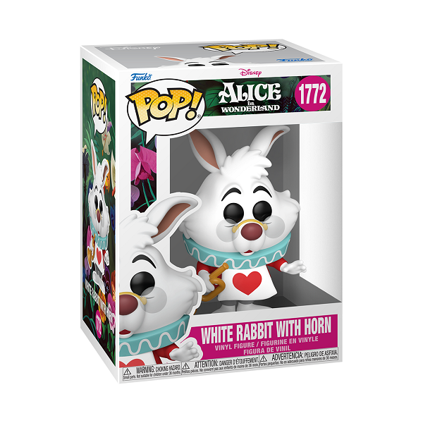 *Pre-order* Alice in Wonderland (1951) - White Rabbit w/Horn Pop! Vinyl (ETA July)