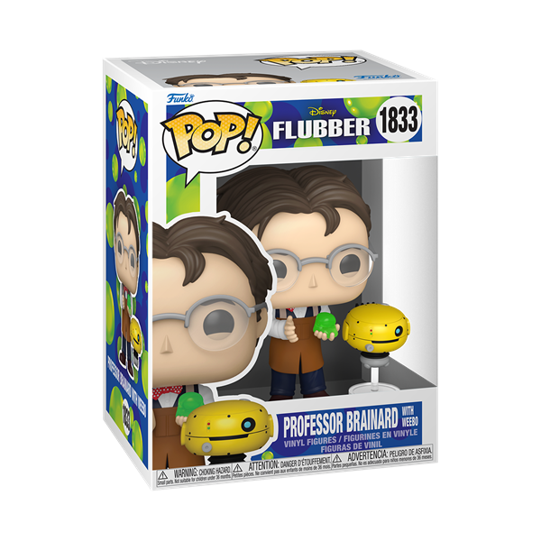 *Pre-order* Flubber (1997) - Professor w/Weebo Pop! Vinyl (ETA October)