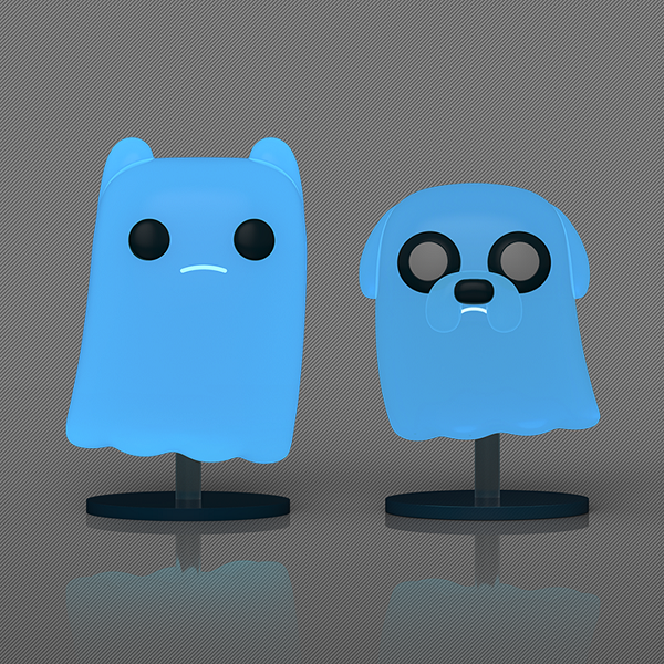 *Pre-order* Adventure Time - Ghost Finn & Ghost Jake 2026 NYCC Exclusive Pop! 2PK (ETA October)