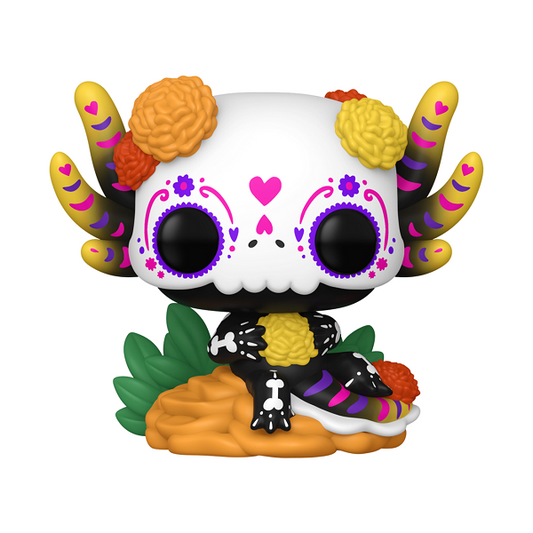 *Pre-order* Dia de Los Muertos - Axolotl Glow Pop! Vinyl (ETA July)
