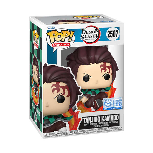 *Pre-order* Demon Slayer: Infinity Castle - Tanjiro (Hinokami Kagura) Pop! Vinyl (ETA September)