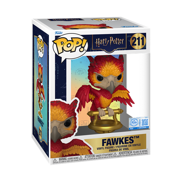 *Pre-order* Harry Potter - Fawkes on Perch Pop! Premium (ETA September)