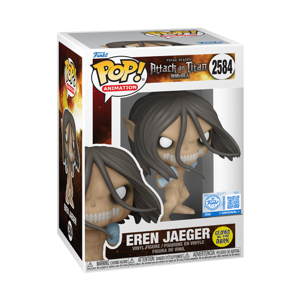 *Pre-order* Attack on Titan - Attack Titan w/Fists (Glow) Pop! Vinyl (ETA October)