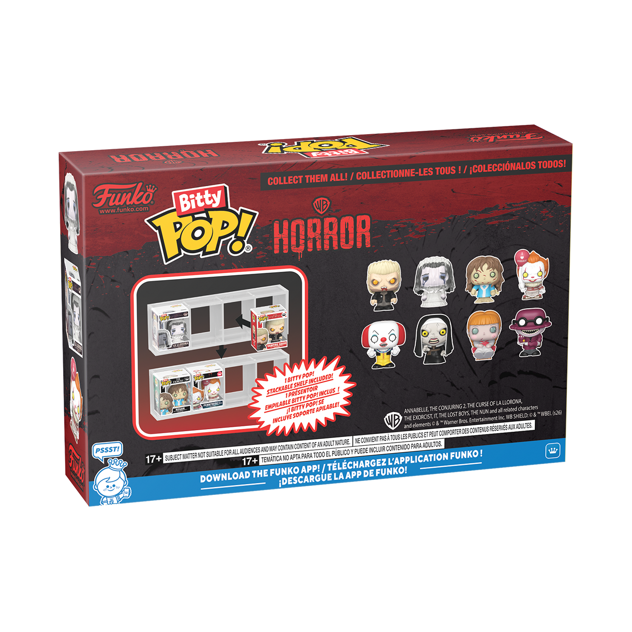 *Pre-order* Horror - David Bitty Pop! 4PK (ETA September)