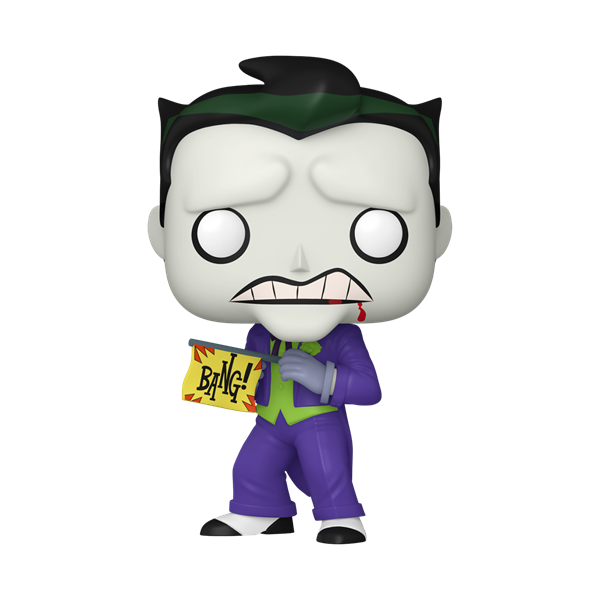 *Pre-order* Batman: The Animated Series - Joker w/Bang Flag Pop! Vinyl (ETA September)