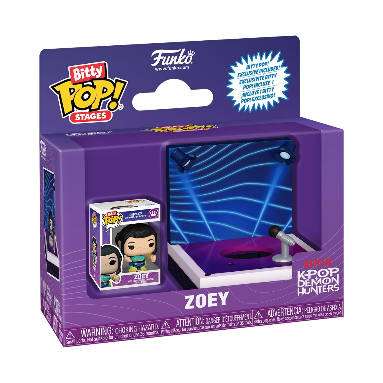 *Pre-order* KPop Demon Hunters - Zoey Bitty Pop! Stage (ETA September)