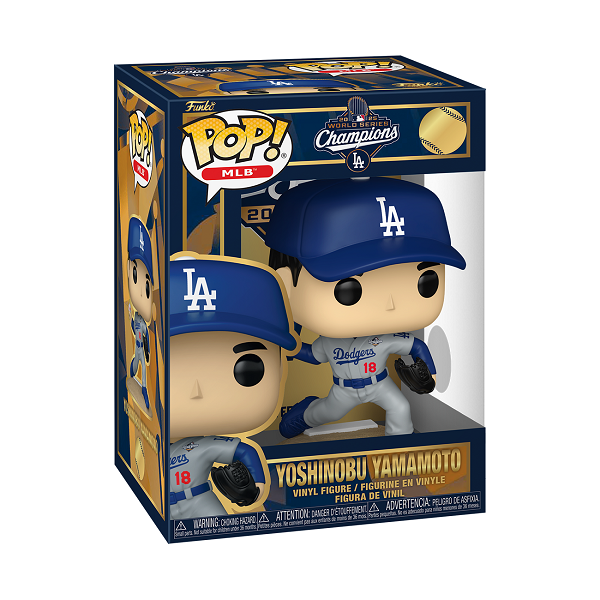 *Pre-order* MLB: Dodgers - Yoshinobu Yamamoto (MVP '25) Pop! Vinyl (ETA June)