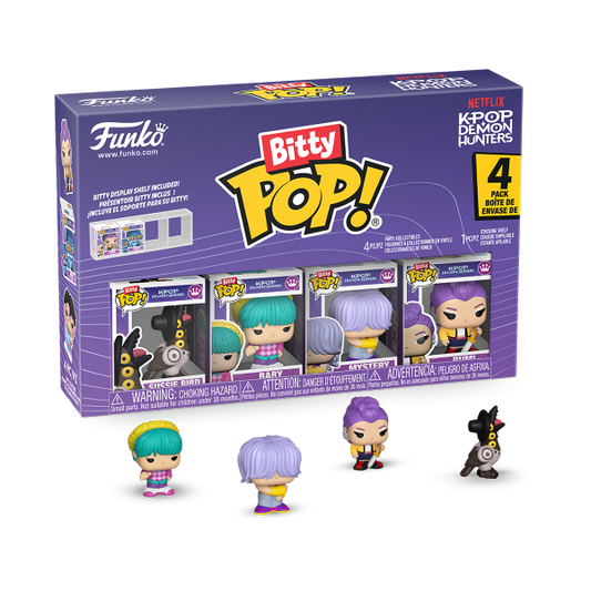 *Pre-order* KPop Demon Hunters - Rumi Bitty Pop! 4PK (ETA November)