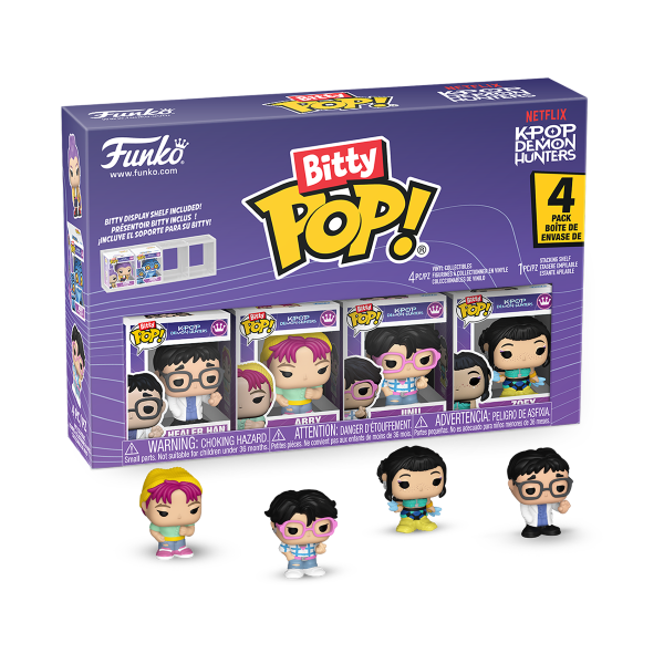 *Pre-order* KPop Demon Hunters - Zoey Bitty Pop! 4PK (ETA November)