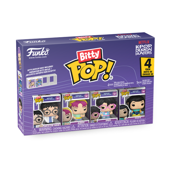 *Pre-order* KPop Demon Hunters - Zoey Bitty Pop! 4PK (ETA November)