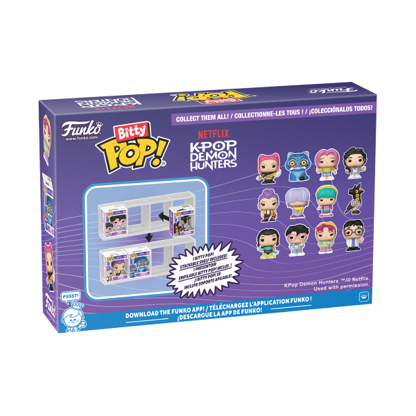 *Pre-order* KPop Demon Hunters - Zoey Bitty Pop! 4PK (ETA November)