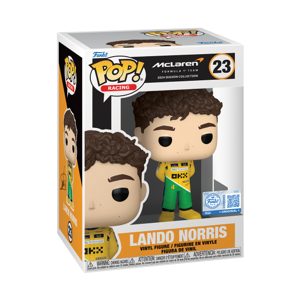 *Pre-order* Formula 1: McLaren - Lando Norris (Senna Tribute Race Suit) Pop! Vinyl (ETA November)