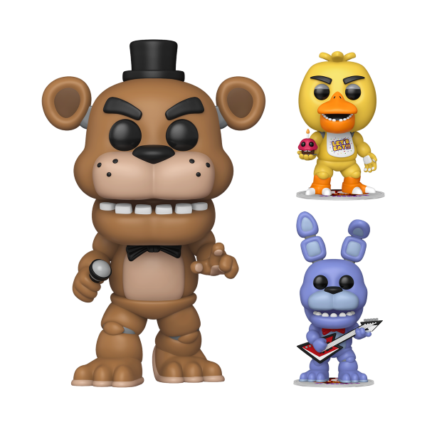 *Pre-order* Five Nights at Freddy's - Freddy 10" Pop! w/2 x Pop! Vinyls Bundle (ETA October)