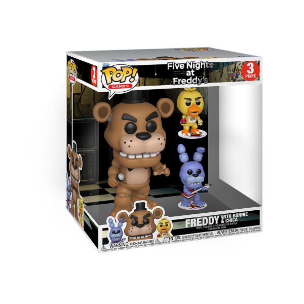*Pre-order* Five Nights at Freddy's - Freddy 10" Pop! w/2 x Pop! Vinyls Bundle (ETA October)