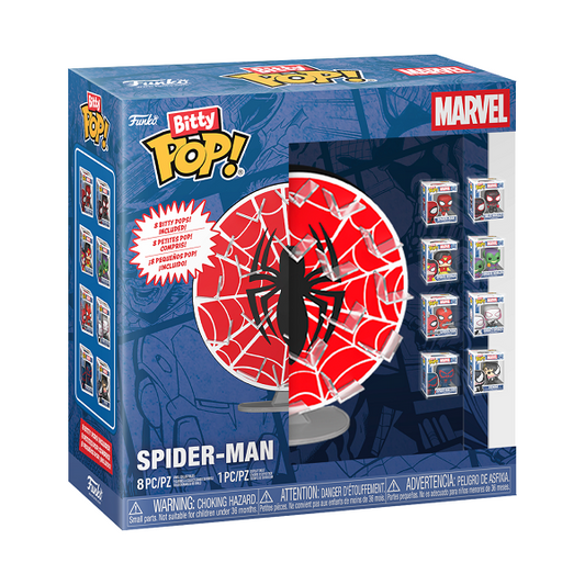 *Pre-order* Spiderman - Bitty Pop! Display w/8 Bitty Pop! Bundle (ETA September)