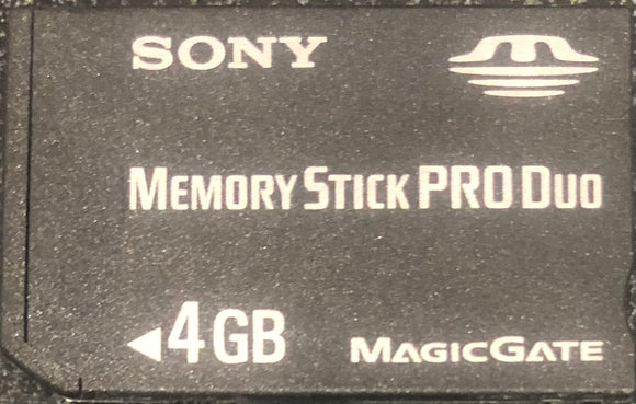 PSP 4GB Memory Stick Pro Duo