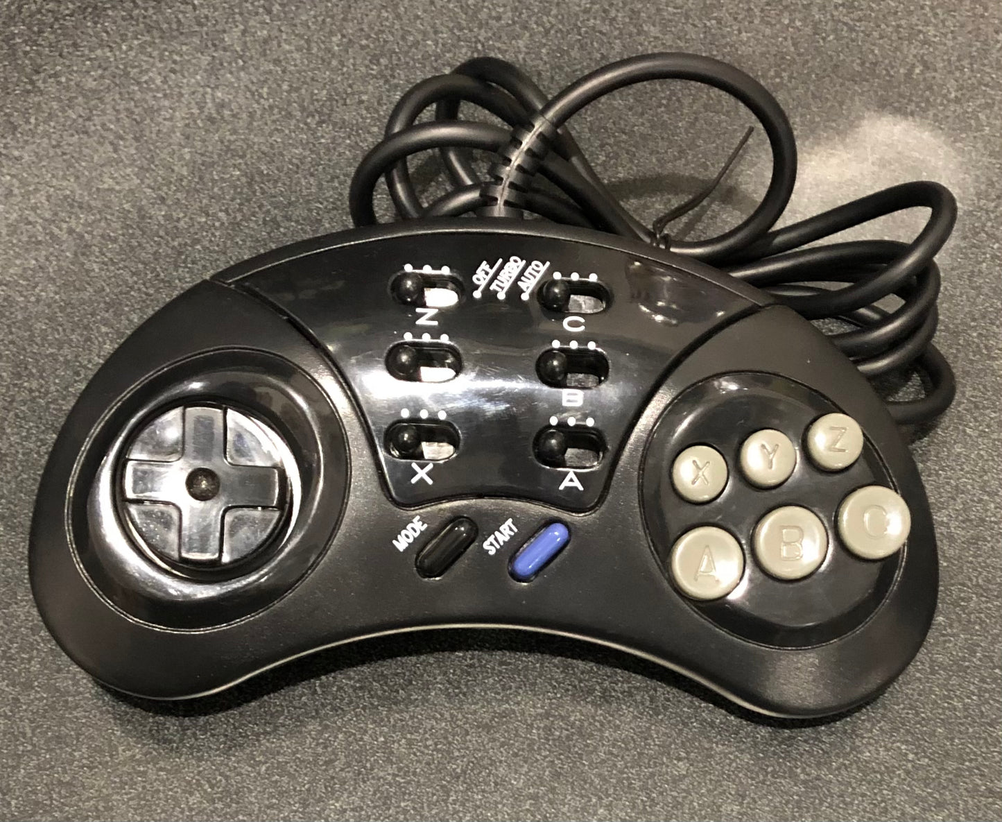 Megadrive Controller Wired 6 Button Auto Fire