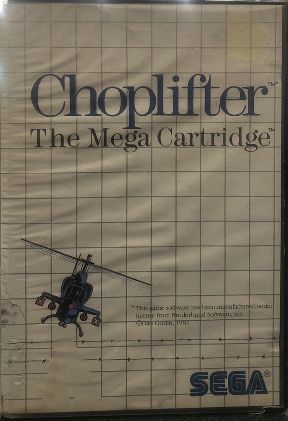 Choplifter Master System – Gametraders Modbury Heights