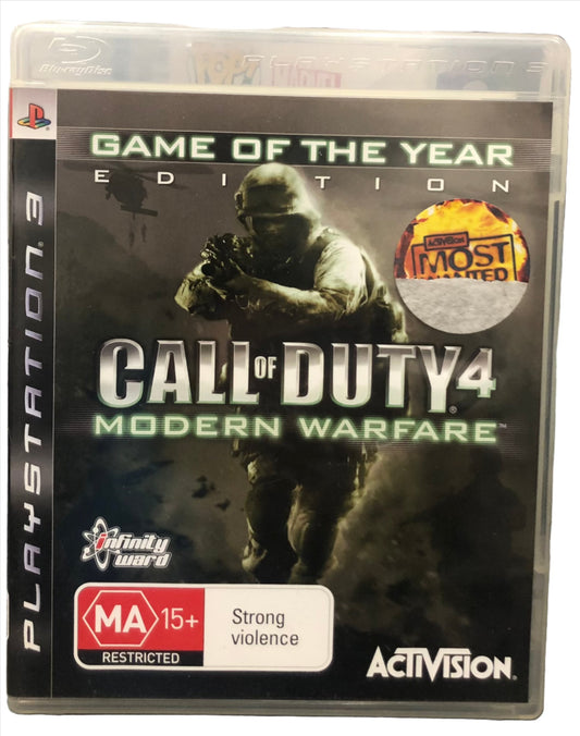 Call Of Duty 4 Modern Warfare PS3
