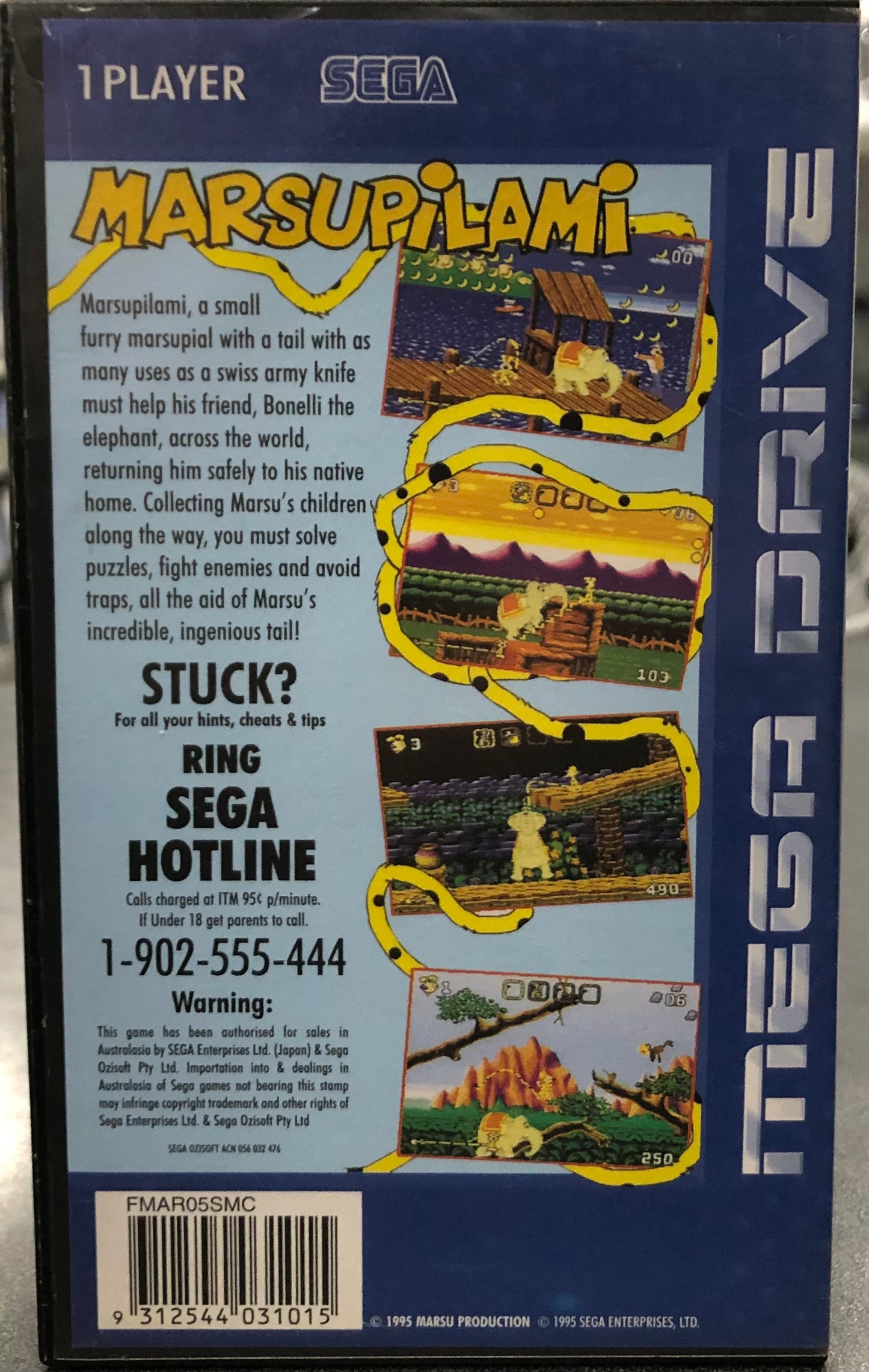 Marsupilami Mega Drive