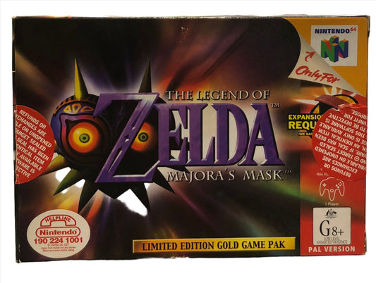 The Legend Of Zelda Majora's Mask N64 Boxed