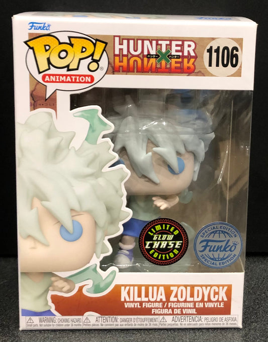 Hunter x Hunter - Killua US Exclusive Glow CHASE Pop! Vinyl