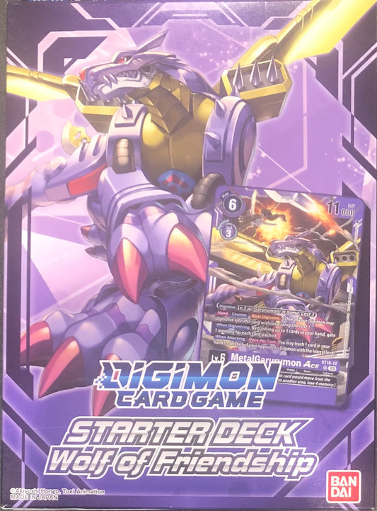 Digimon Card Game Starter Deck Display Wolf of Friendship (ST16)