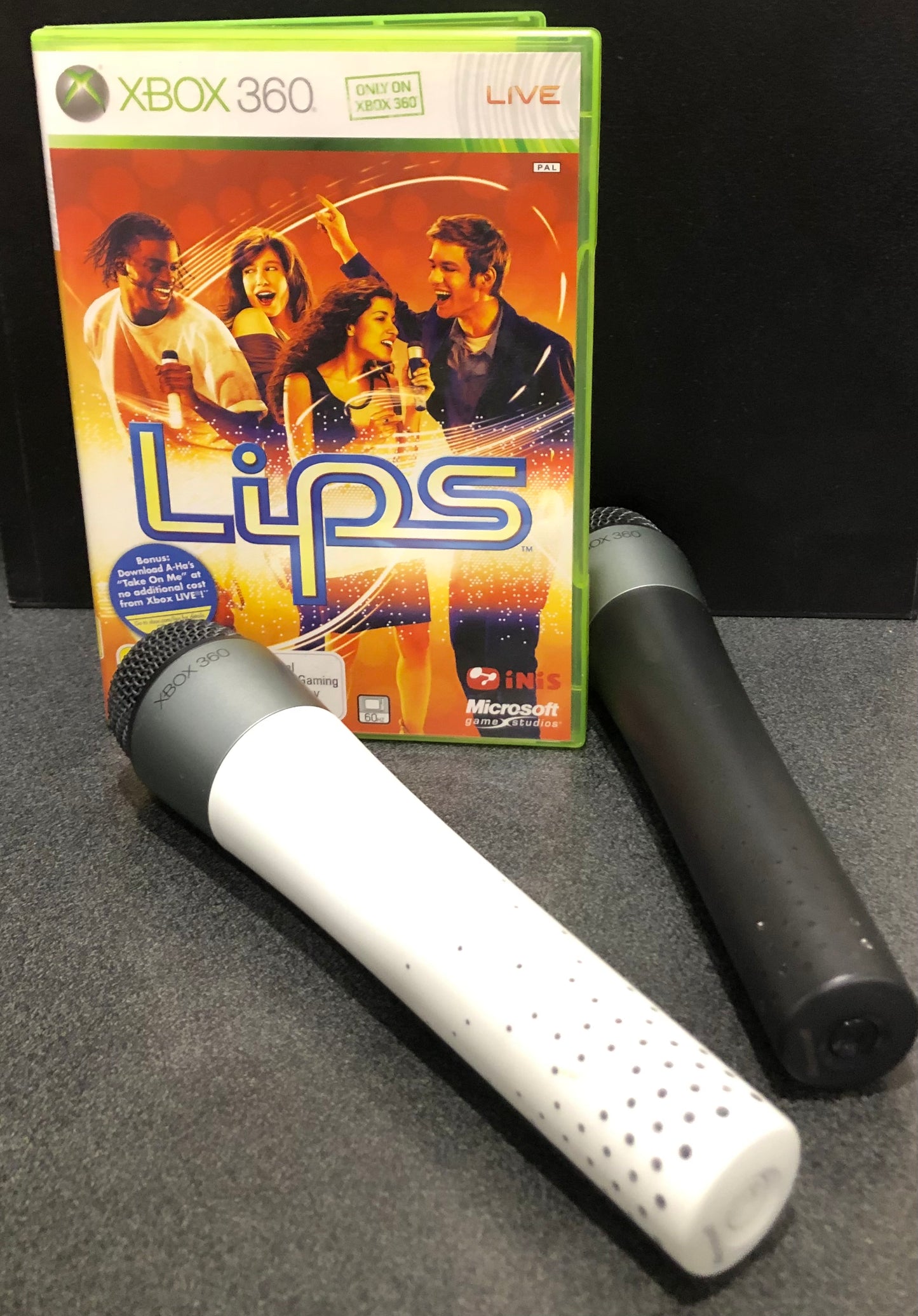 Lips Game & Microphone Bundle X360