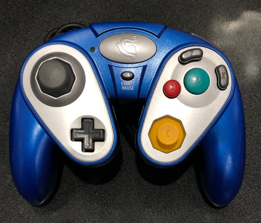 Pelican Nintendo Gamecube Control Blue/Silver