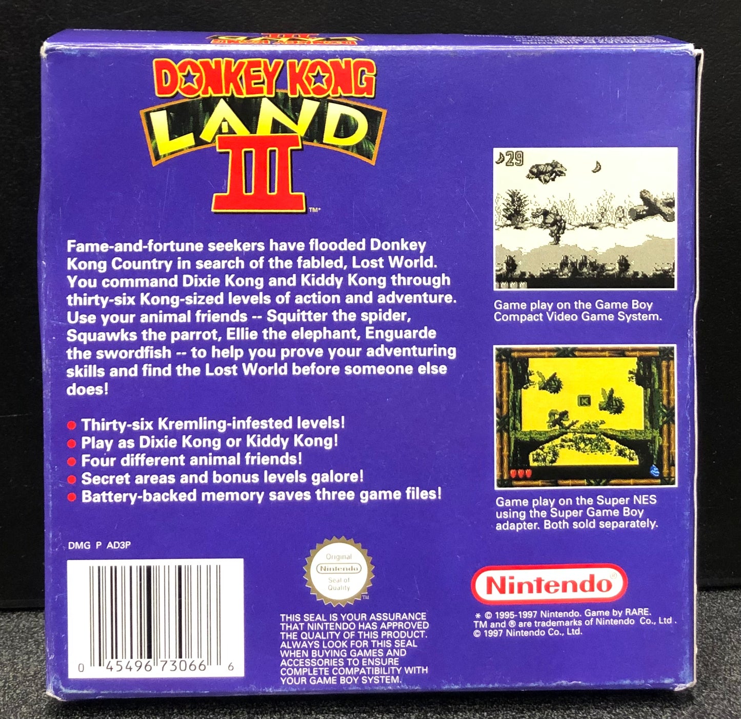 Land Boxed Donkey Kong Land III Boxed GB - Gametraders Modbury Heights