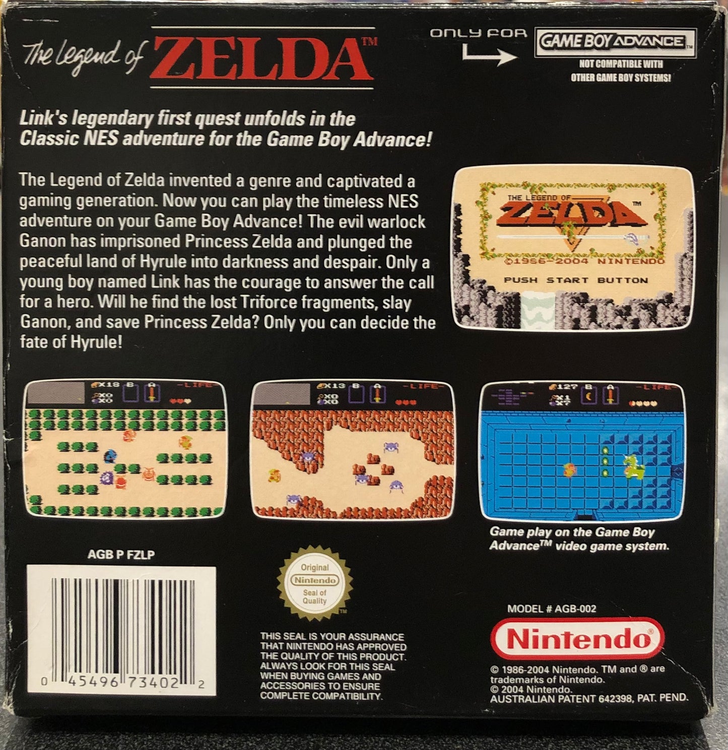 The Legend Of Zelda GBA